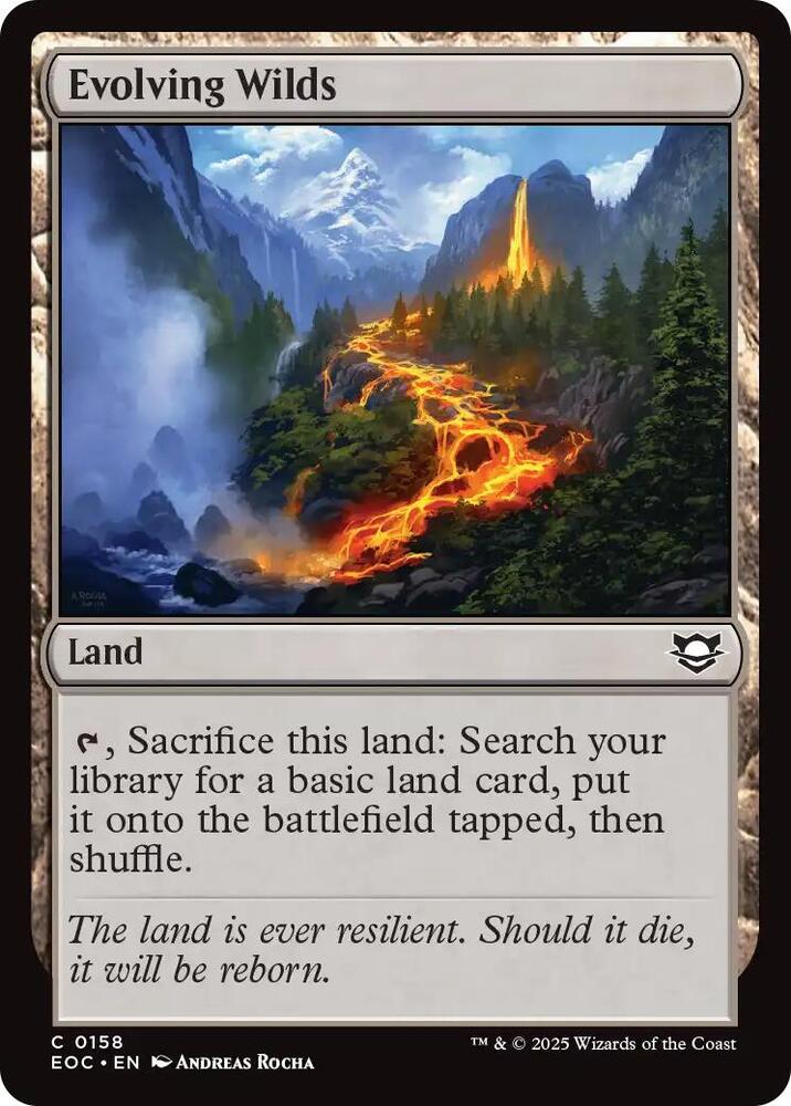 Evolving Wilds [Commander: Edge of Eternities] 158
