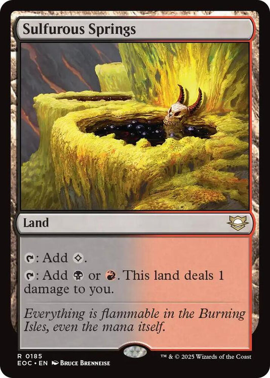 Sulfurous Springs [Commander: Edge of Eternities] 185
