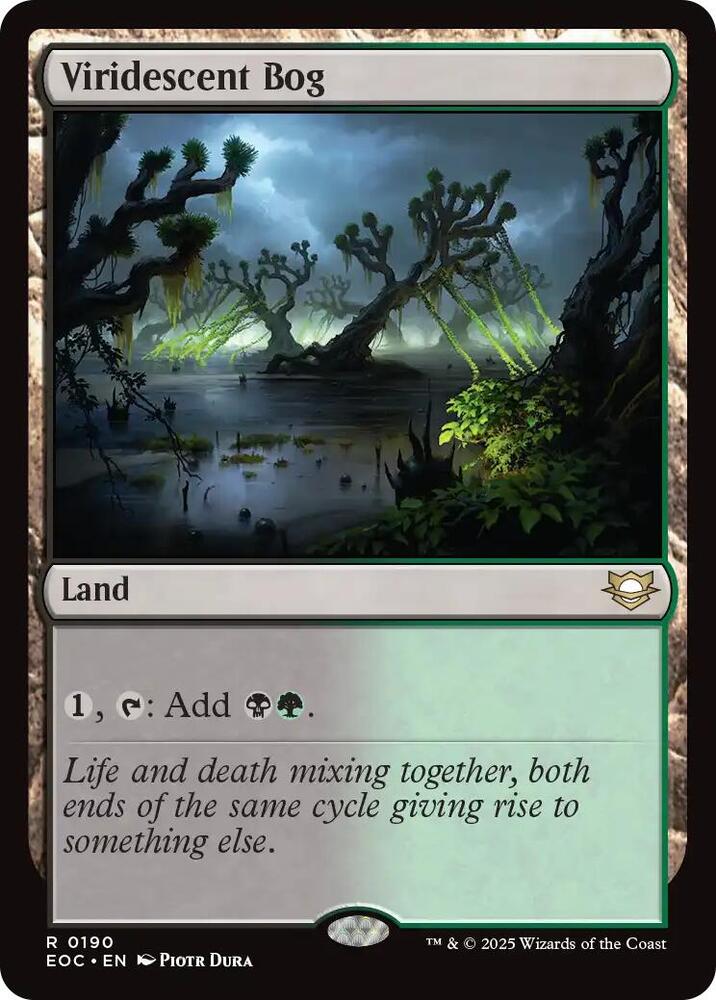 Viridescent Bog [Commander: Edge of Eternities] 190