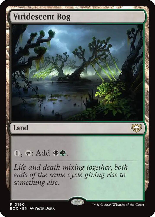 Viridescent Bog [Commander: Edge of Eternities] 190