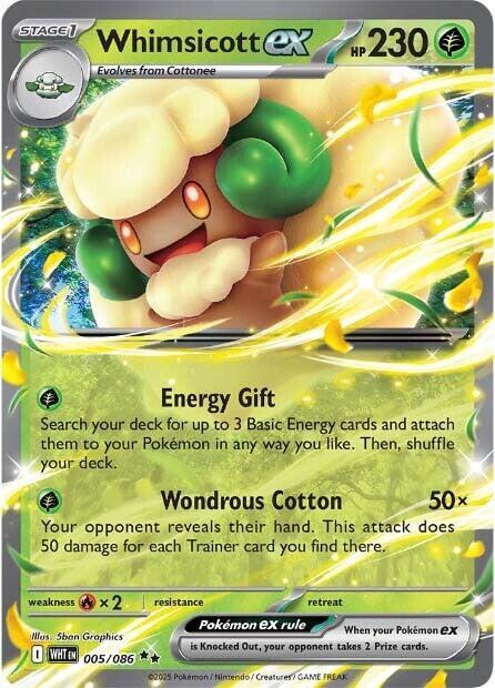 Whimsicott ex [SV: White Flare] 005/086