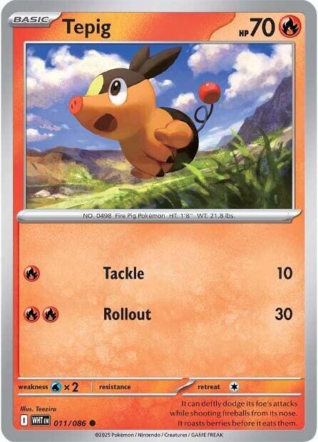 Tepig [SV: White Flare] 011/086