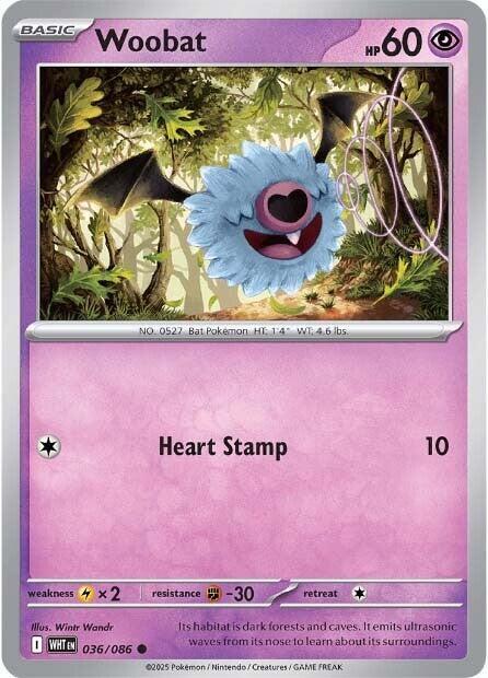 Woobat [SV: White Flare] 036/086