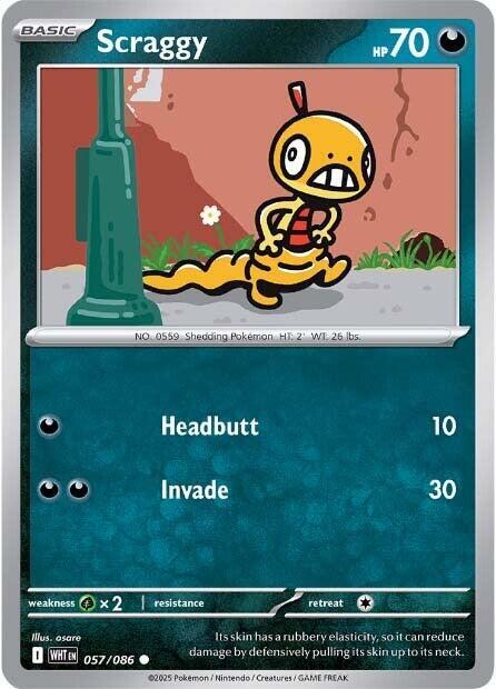 Scraggy [SV: White Flare] 057/086