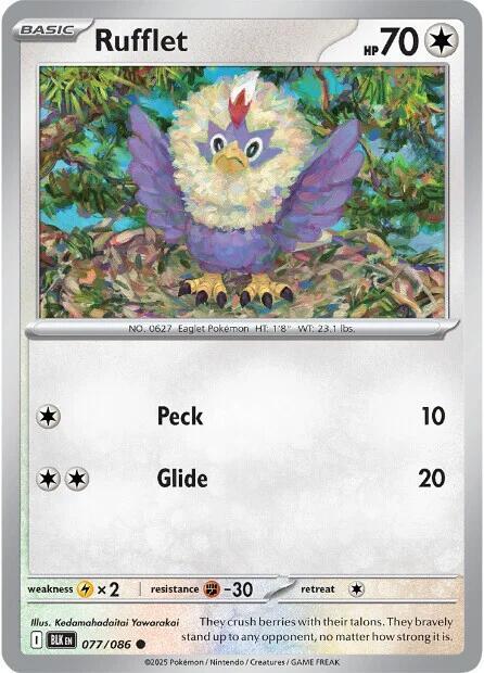Rufflet [SV: Black Bolt] 077/086