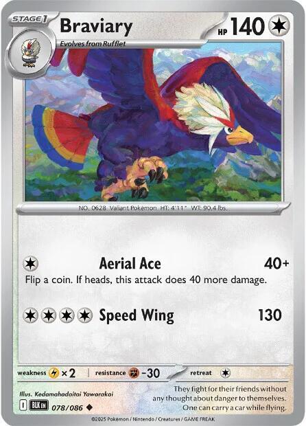 Braviary [SV: Black Bolt] 078/086