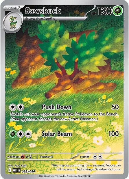 Sawsbuck - 092/086 [SV: White Flare] 092/086