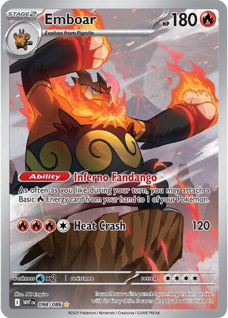 Emboar - 098/086 [SV: White Flare] 098/086