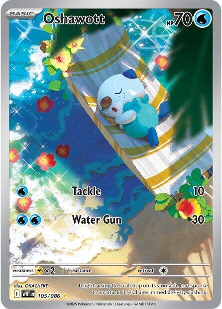 Oshawott - 105/086 [SV: White Flare] 105/086