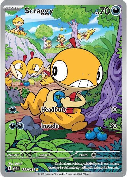 Scraggy - 138/086 [SV: White Flare] 138/086