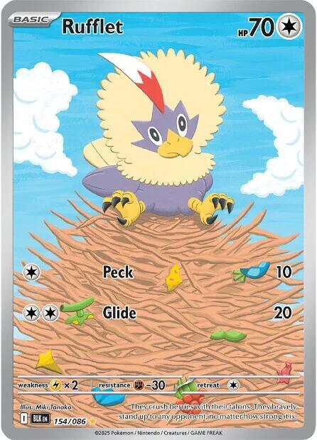 Rufflet - 154/086 [SV: Black Bolt] 154/086