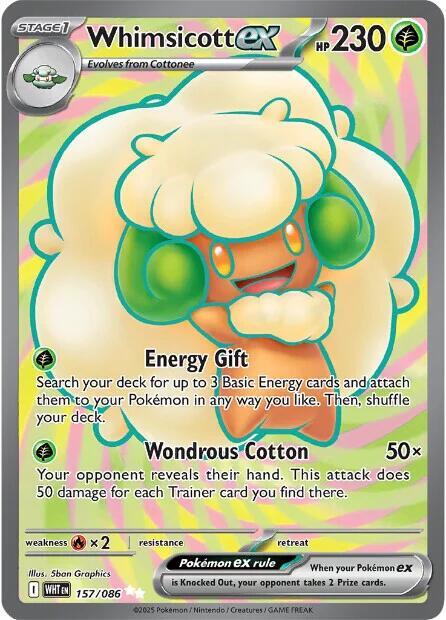 Whimsicott ex - 157/086 [SV: White Flare] 157/086