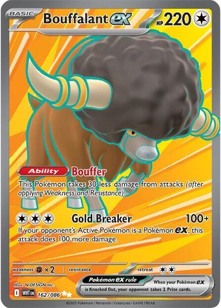 Bouffalant ex - 162/086 [SV: White Flare] 162/086