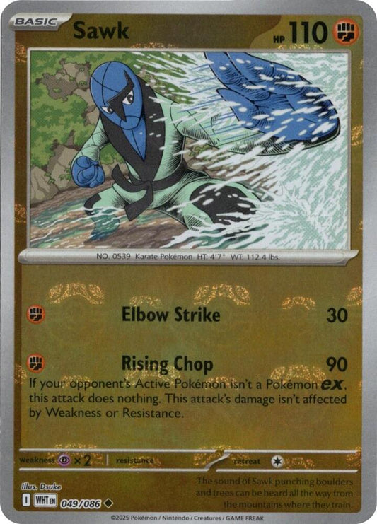 Sawk (Master Ball Pattern) [SV: White Flare] 049/086