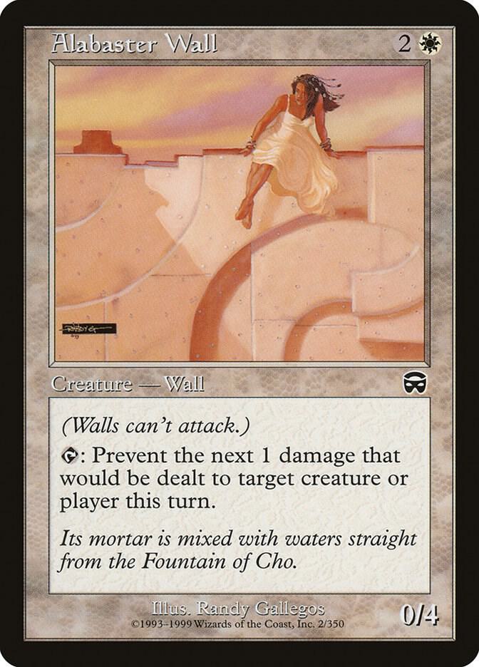 Alabaster Wall [Mercadian Masques] 2
