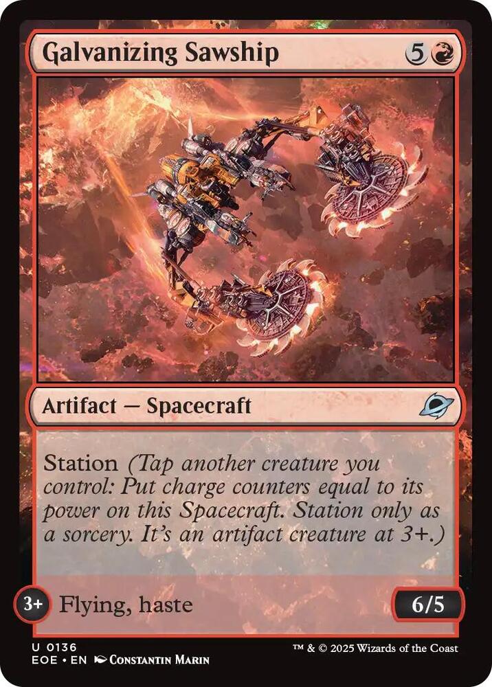 Galvanizing Sawship [Edge of Eternities] 136