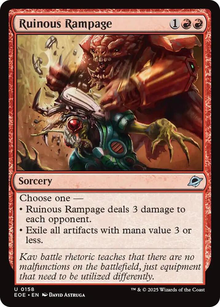 Ruinous Rampage [Edge of Eternities] 158