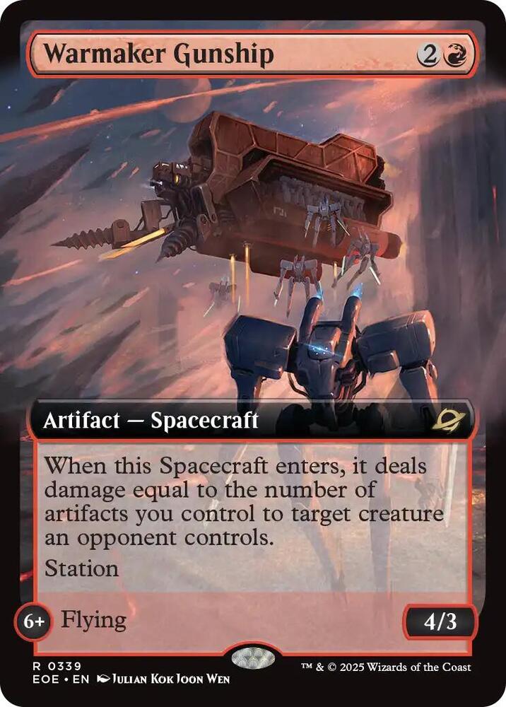 Warmaker Gunship (Extended Art) [Edge of Eternities] 339
