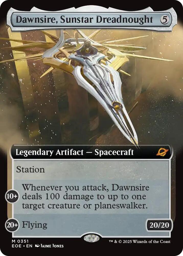 Dawnsire, Sunstar Dreadnought (Extended Art) [Edge of Eternities] 351