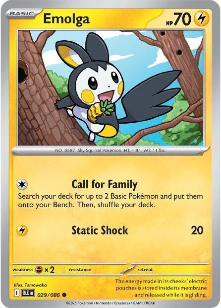 Emolga [SV: Black Bolt] 029/086