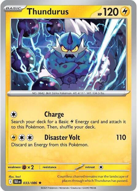 Thundurus [SV: Black Bolt] 033/086