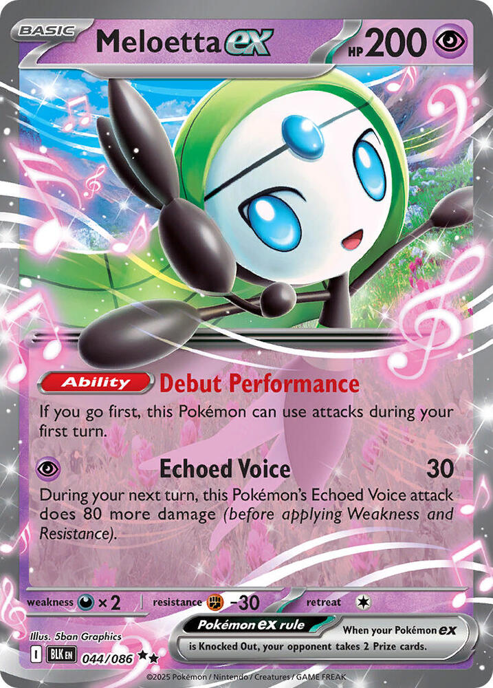 Meloetta ex [SV: Black Bolt] 044/086