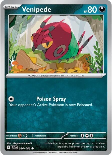 Venipede [SV: Black Bolt] 054/086