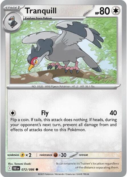 Tranquill [SV: Black Bolt] 072/086