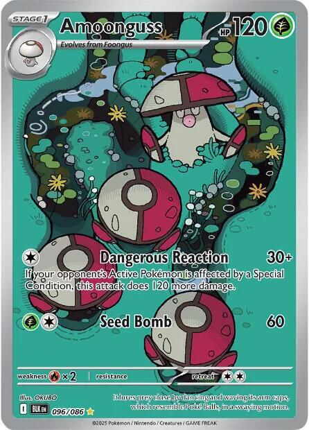 Amoonguss - 096/086 [SV: Black Bolt] 096/086
