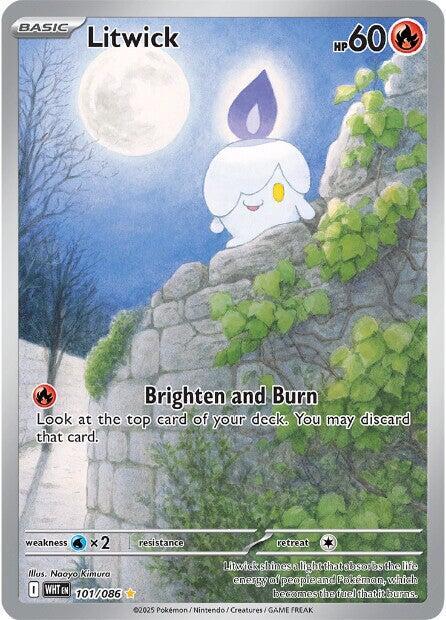 Litwick - 101/086 [SV: White Flare] 101/086