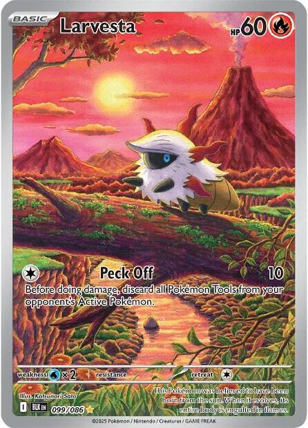 Larvesta - 099/086 [SV: Black Bolt] 099/086