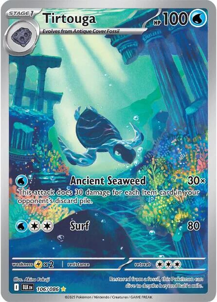 Tirtouga - 106/086 [SV: Black Bolt] 106/086
