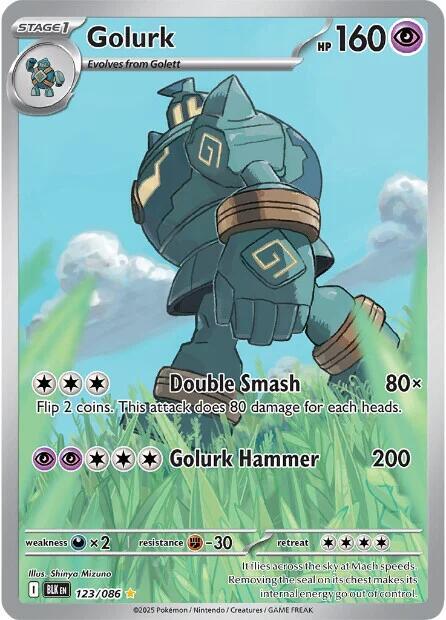 Golurk - 123/086 [SV: Black Bolt] 123/086