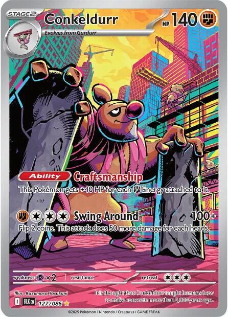 Conkeldurr - 127/086 [SV: Black Bolt] 127/086