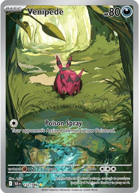 Venipede - 132/086 [SV: Black Bolt] 132/086