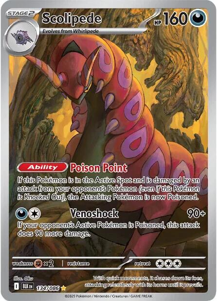 Scolipede - 134/086 [SV: Black Bolt] 134/086