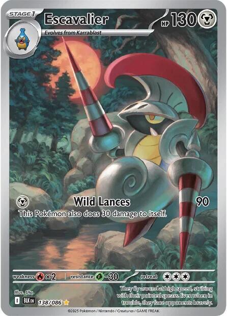 Escavalier - 138/086 [SV: Black Bolt] 138/086