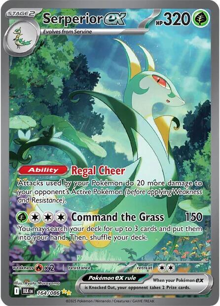 Serperior ex - 164/086 [SV: Black Bolt] 164/086