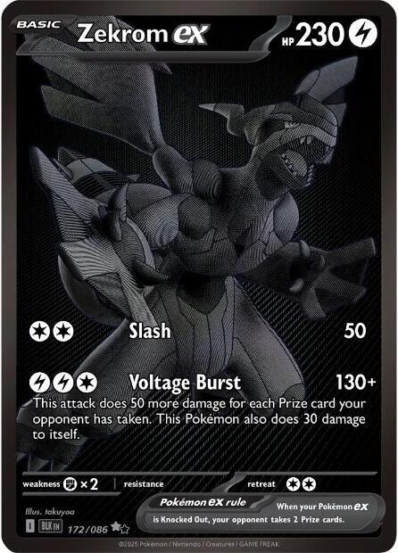 Zekrom ex - 172/086 [SV: Black Bolt] 172/086