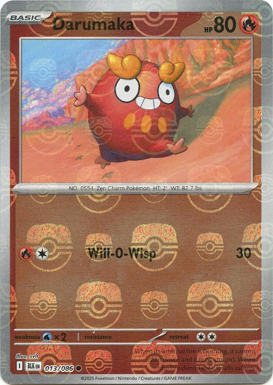 Darumaka (Master Ball Pattern) [SV: Black Bolt] 013/086
