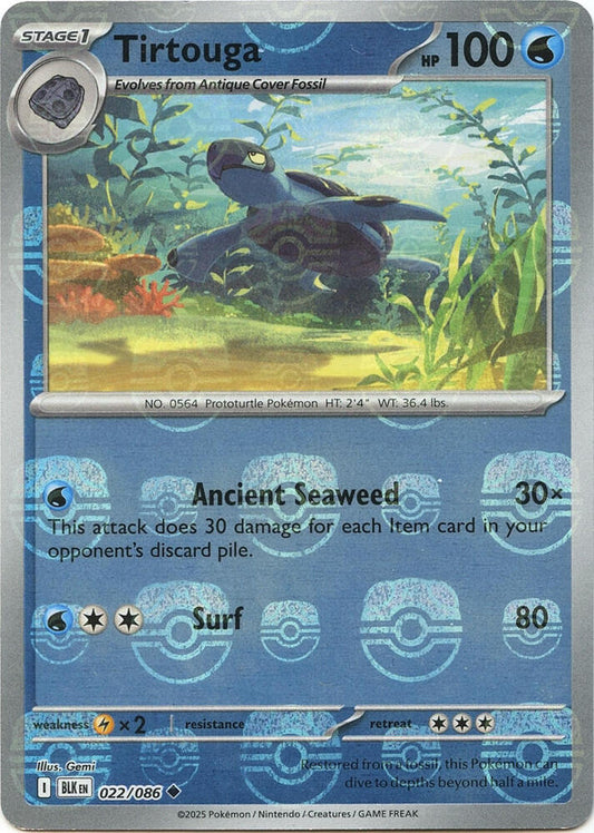 Tirtouga (Master Ball Pattern) [SV: Black Bolt] 022/086