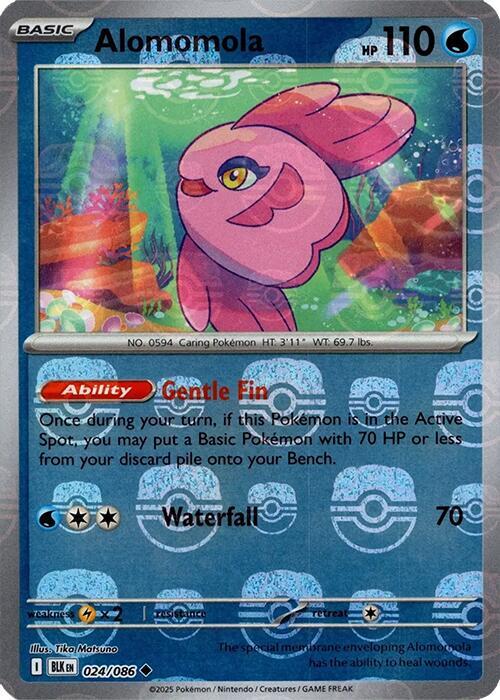 Alomomola (Master Ball Pattern) [SV: Black Bolt] 024/086
