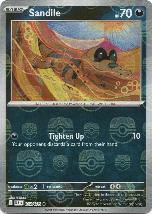 Sandile (Master Ball Pattern) [SV: Black Bolt] 057/086