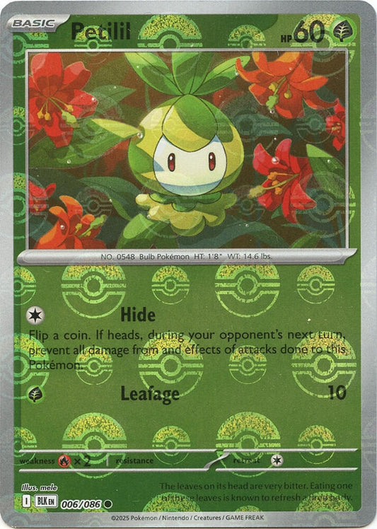 Petilil (Poke Ball Pattern) [SV: Black Bolt] 006/086