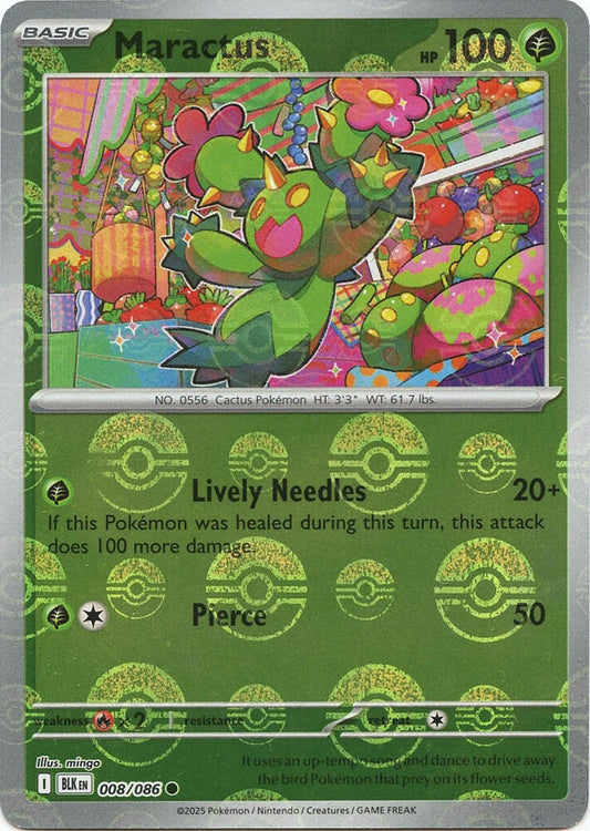 Maractus (Poke Ball Pattern) [SV: Black Bolt] 008/086