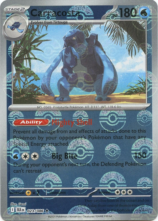 Carracosta (Poke Ball Pattern) [SV: Black Bolt] 023/086