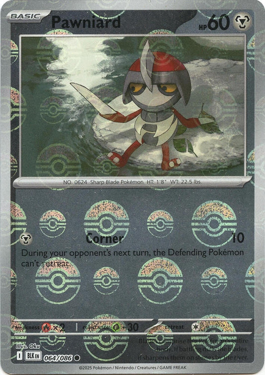 Pawniard (Poke Ball Pattern) [SV: Black Bolt] 064/086