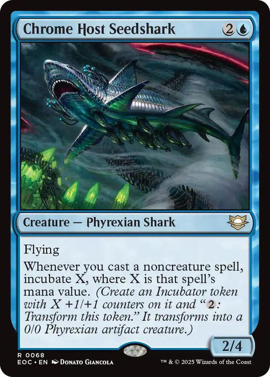 Chrome Host Seedshark [Commander: Edge of Eternities] 68