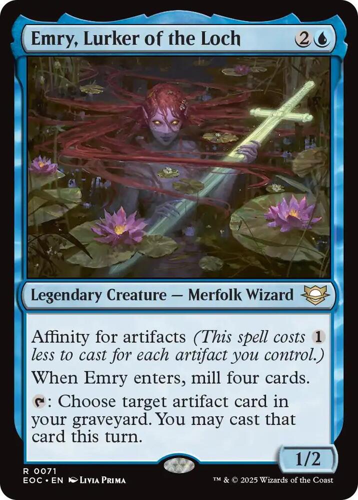 Emry, Lurker of the Loch [Commander: Edge of Eternities] 71