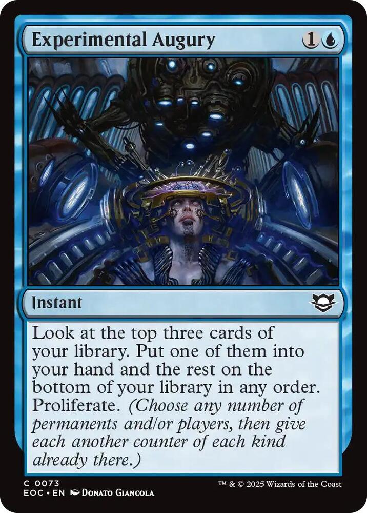 Experimental Augury [Commander: Edge of Eternities] 73